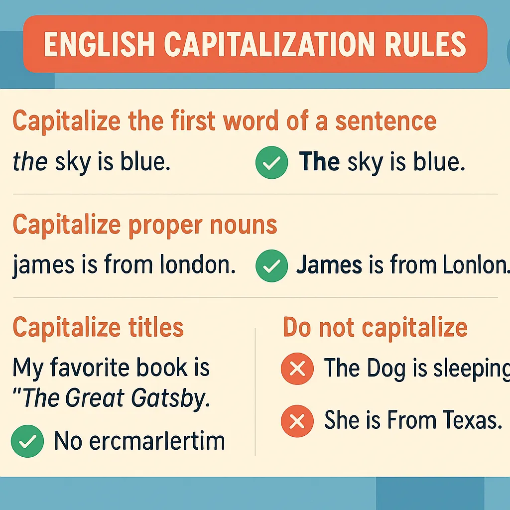 Capitalization Rules in English: A Comprehensive Guide